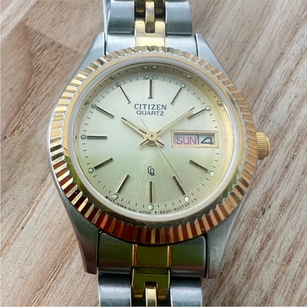 Citizen ladies two toned presidential style watch NEW BATTERY
